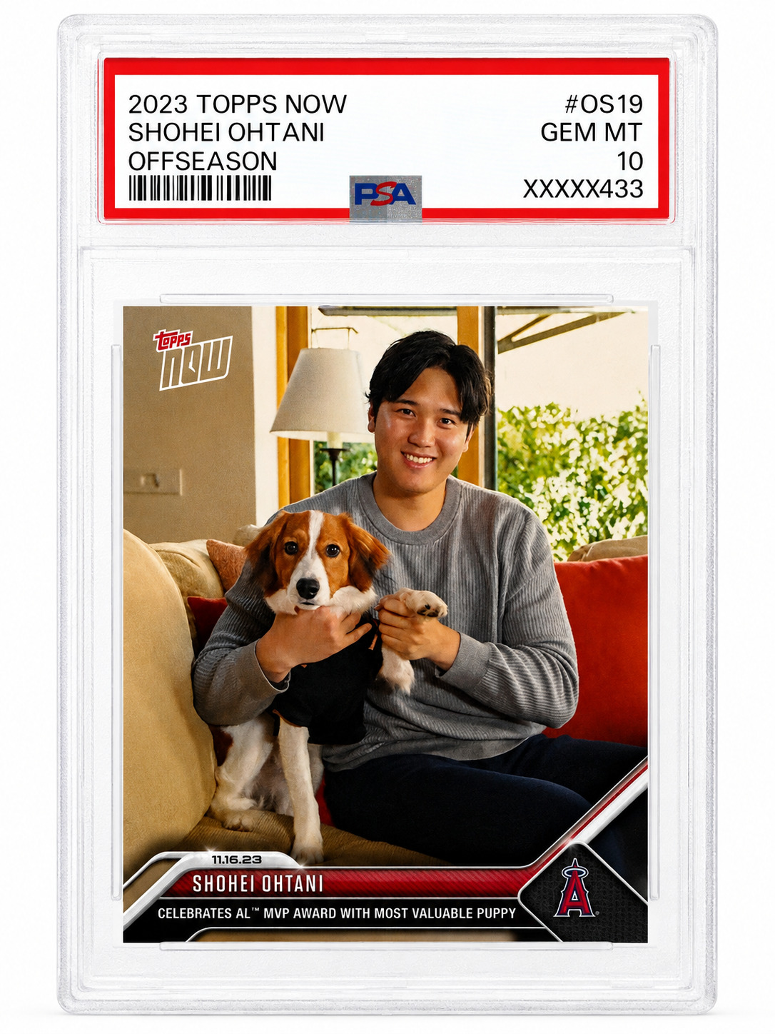 2023 TOPPS NOW OS-19 OHTANI PSA 10