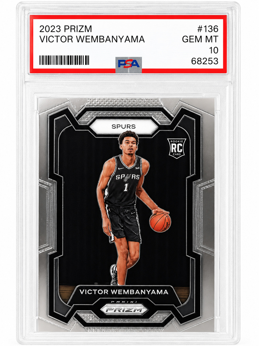 2023 PANINI PRIZM VICTOR WEMBANYAMA BASE PSA 10  $ 14,200