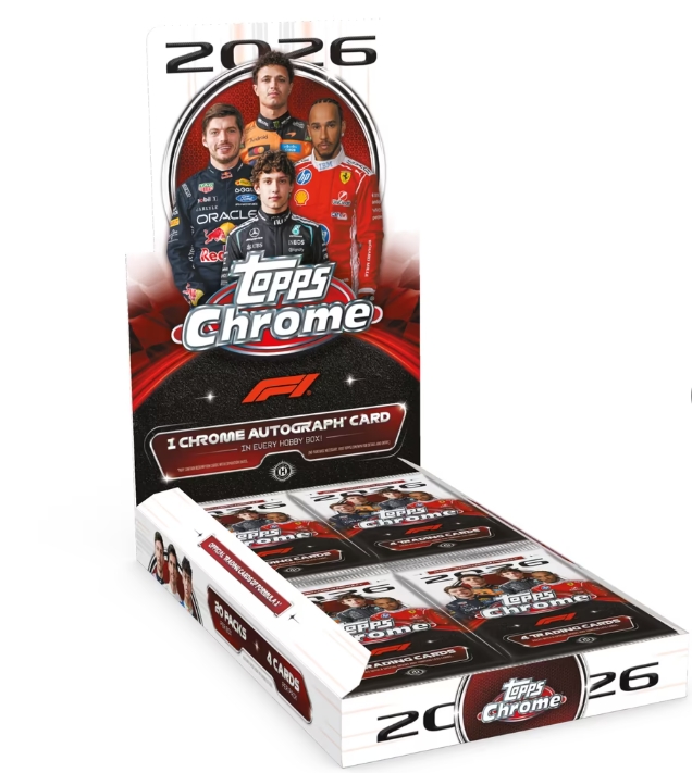A&H 261016  2026 Topps Chrome F1 HOBBY*1+MEGA*1 隨機團