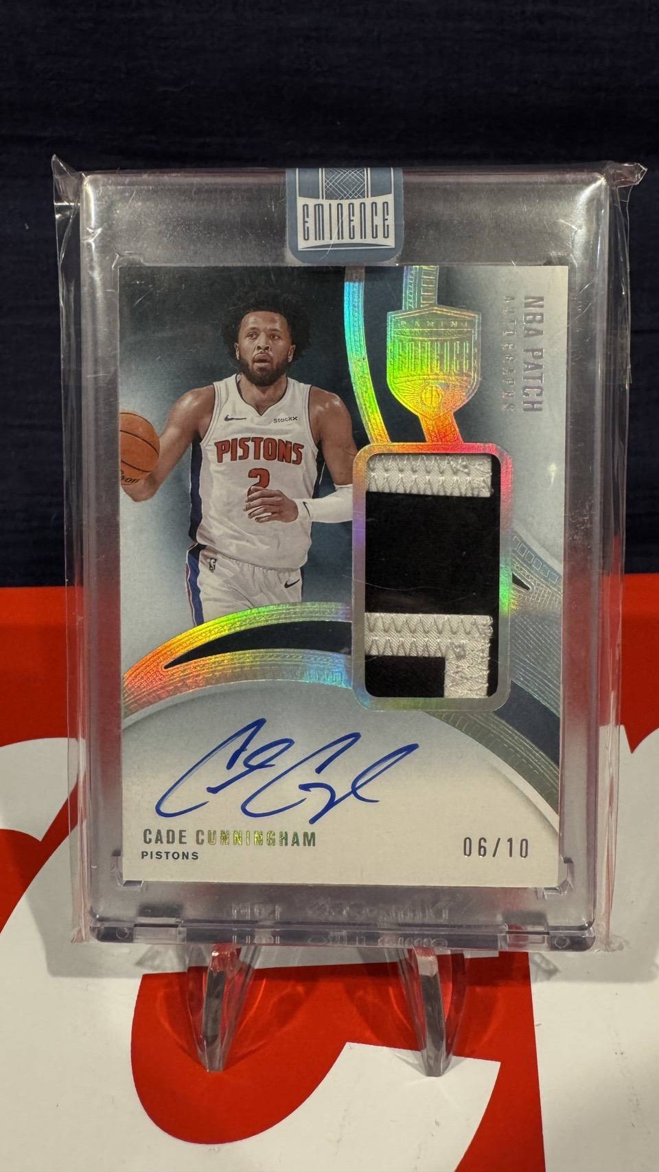  2024-25 Panini Eminence Cade Cunningham GU Patch Auto 6/10